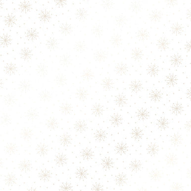 Simple Snowflakes- Pearl on Ultra White