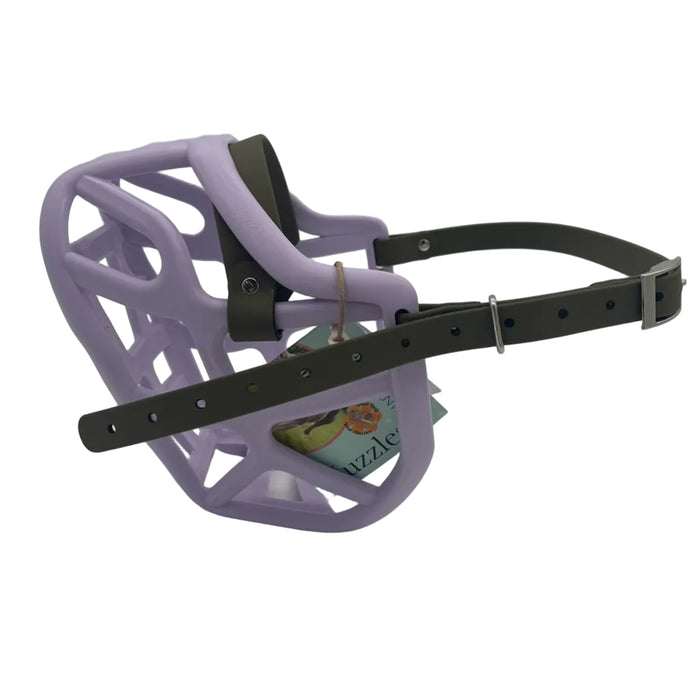 Harry 2.0 - Lilac with Military Olive biothane (Nickle)