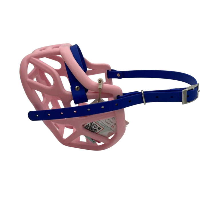Harry 2.0 - Pastel Pink with Dark Blue biothane (Nickle)