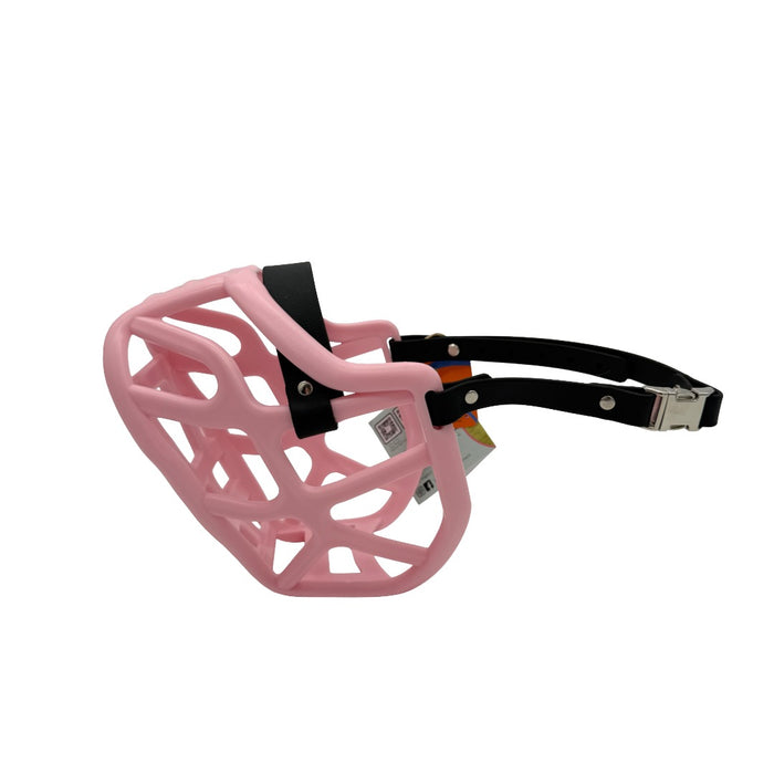 Harry 2.0 - Pastel Pink with Black biothane (Quick Release)