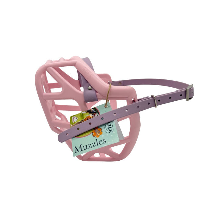 Mitzy - Pastel Pink with Pastel Purple biothane (Nickle)