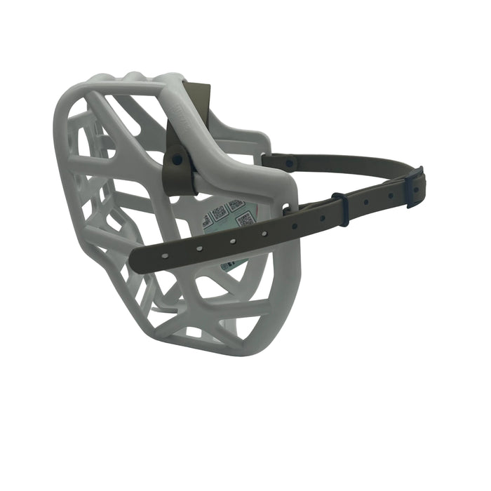 Mitzy - Grey with Military Olive biothane (Black)