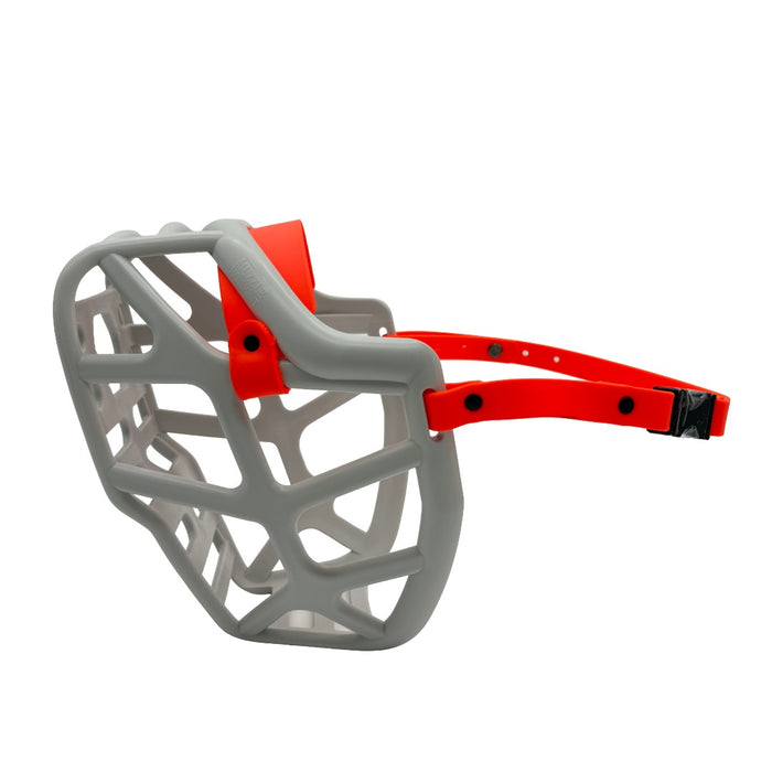 Mitzy* - Grey with Orange biothane (Quick Release)