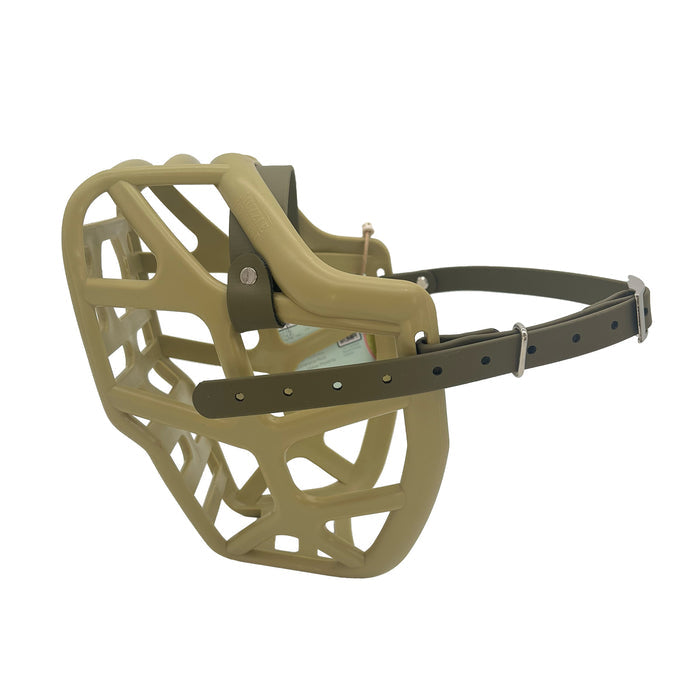 Mitzy - Khaki with Military Olive Biothane (Chicago Screws & Nickle)