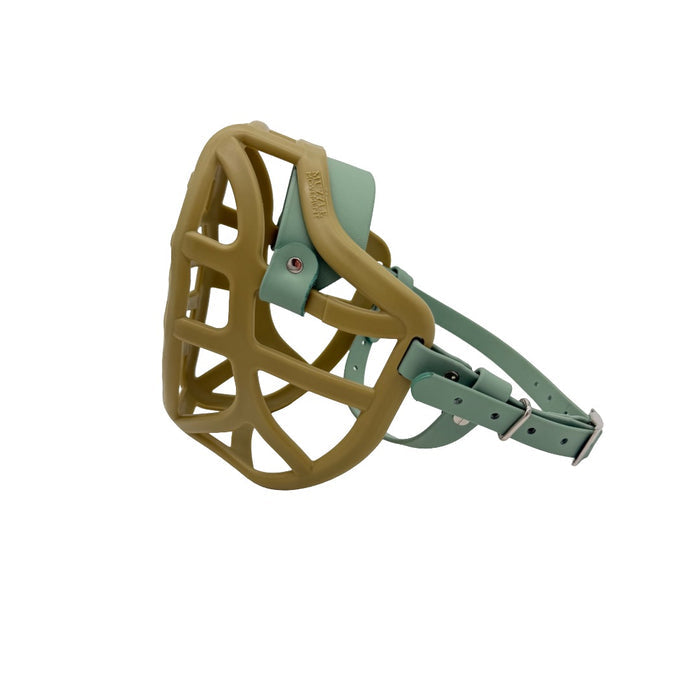 Pippa* - Khaki with Sage Green biothane (Nickle)
