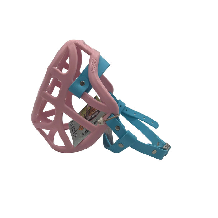 Pippa - Pastel Pink with Skyan Blue biothane (Quick Release)