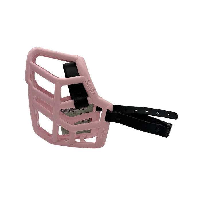 Rex - Pastel Pink with Black biothane (Quick Release)
