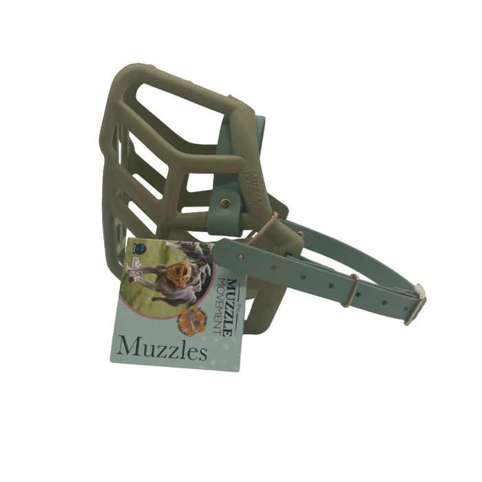 Rex - Khaki with Sage Green biothane (Brass)