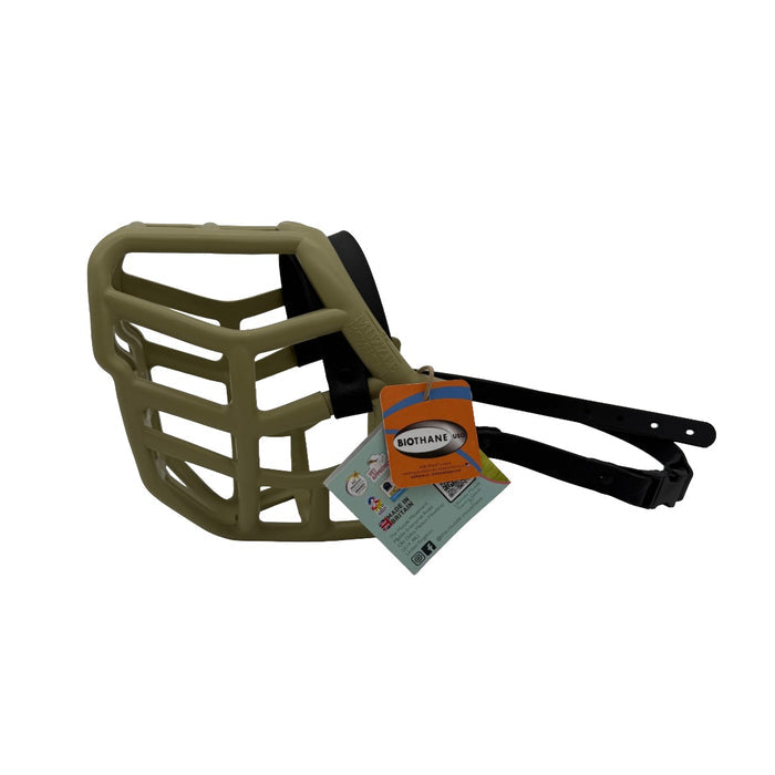 Sunny* - Khaki with Black biothane (Quick Release)
