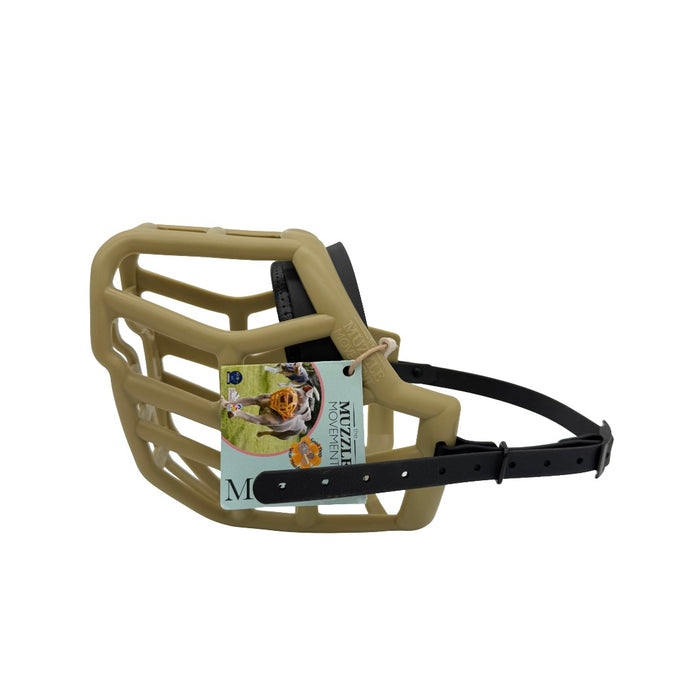 Sunny* - Khaki with Black biothane & foam noseband (Black)