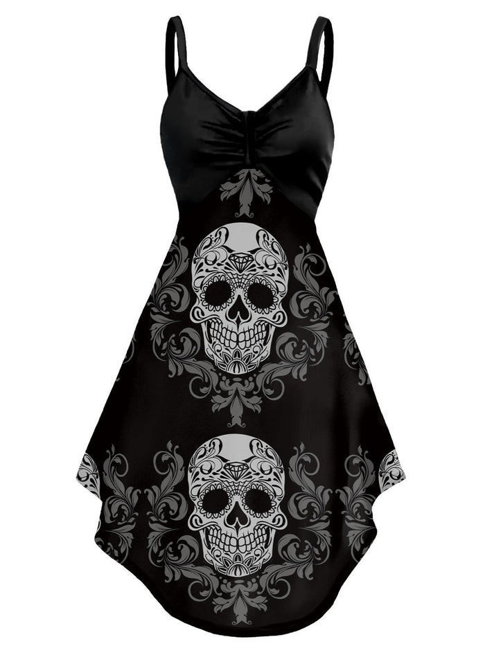 Skull Head Halloween Dress