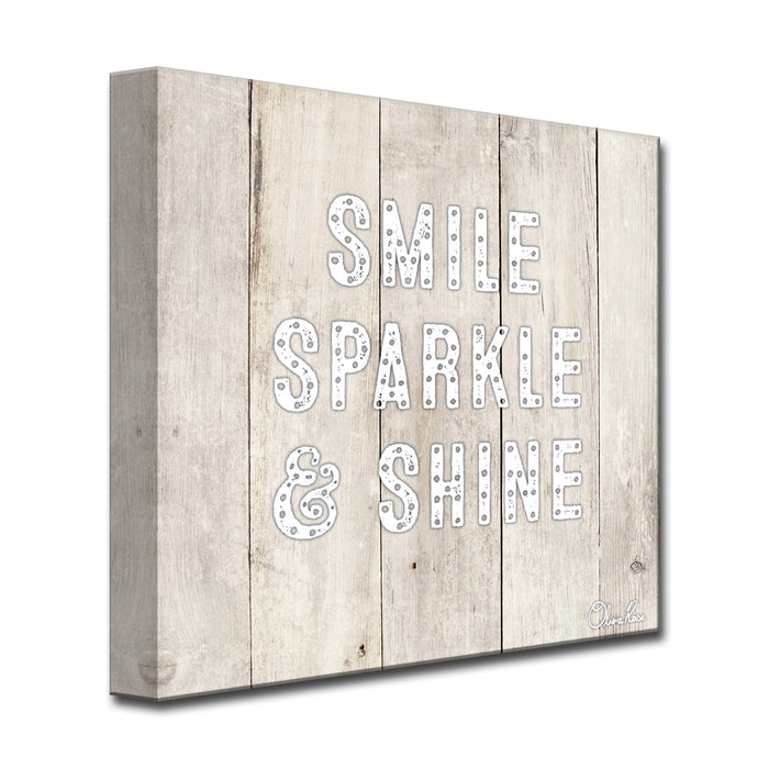 Smile Sparkle' Inspirational Art