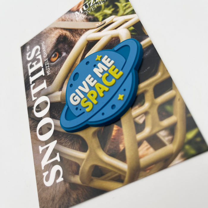 Snooties™ –  Give Me Space Blue Muzzle Charm