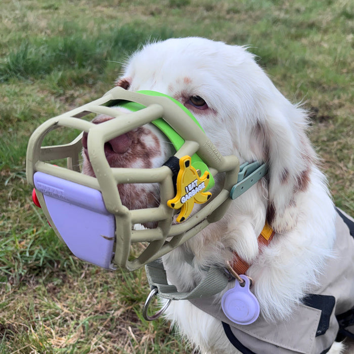 Snooties™ – I Eat Garbage Banana Muzzle Charm