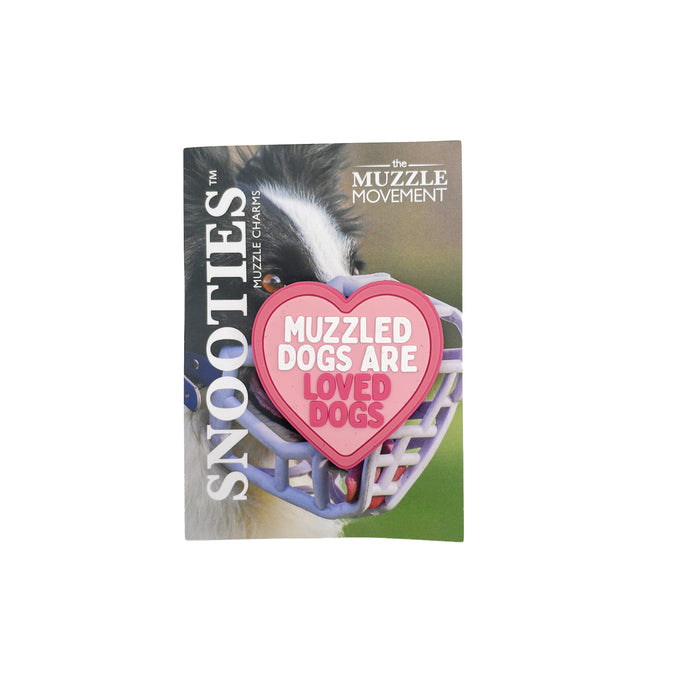 Snooties™ – Muzzled Dogs Are Loved Dogs Snootie Muzzle Charm