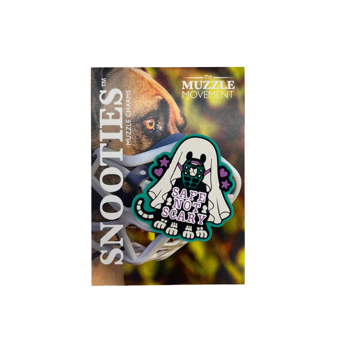 Snooties™ – Skelly Boo Safe not Scary Muzzle Charm