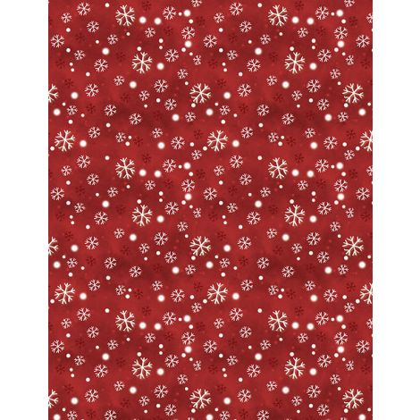 Snowflakes Red- The Jolly North
