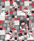 Snowman Multi Cheater Flannel- The Cool Club