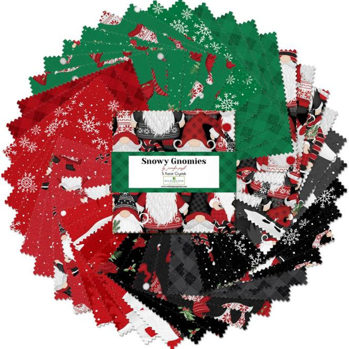 Snowy Gnomies- 10" Square Pack