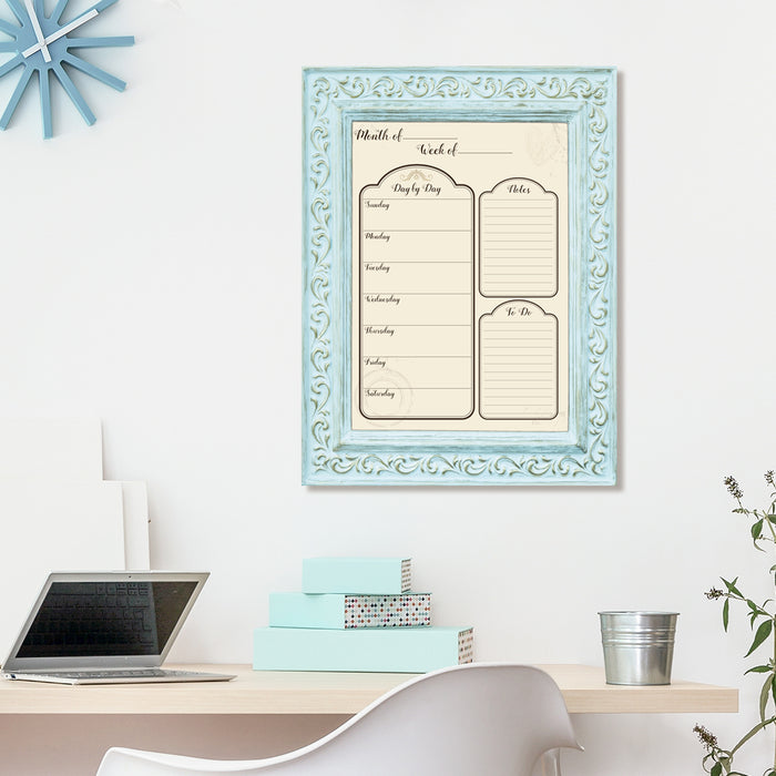 Socialite' Dry Erase Weekly Calendar on ArtPlexi