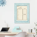 Socialite' Dry Erase Weekly Calendar on ArtPlexi