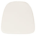 Soft Ivory Fabric Chiavari Chair Cushion