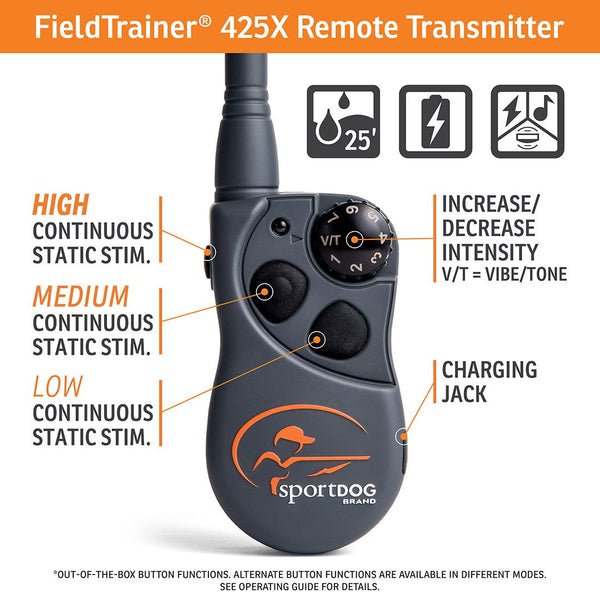 SportDog FieldTrainer 425X Remote Dog Training Collar, 500 Yds.