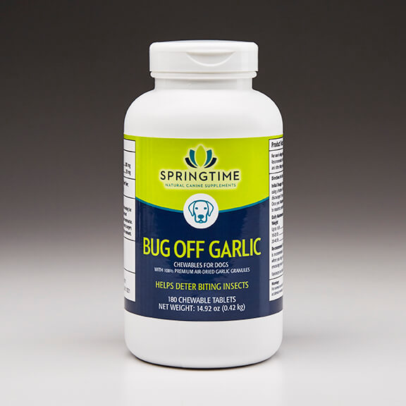 Springtime Bug Off Garlic Chewables for Dogs