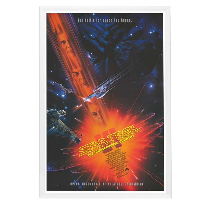 "Star Trek VI: The Undiscovered Country" (1991) Framed Movie Poster