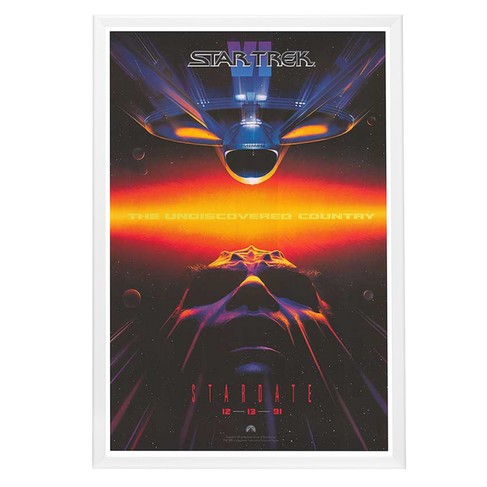 "Star Trek VI: The Undiscovered Country" (1991) Framed Movie Poster