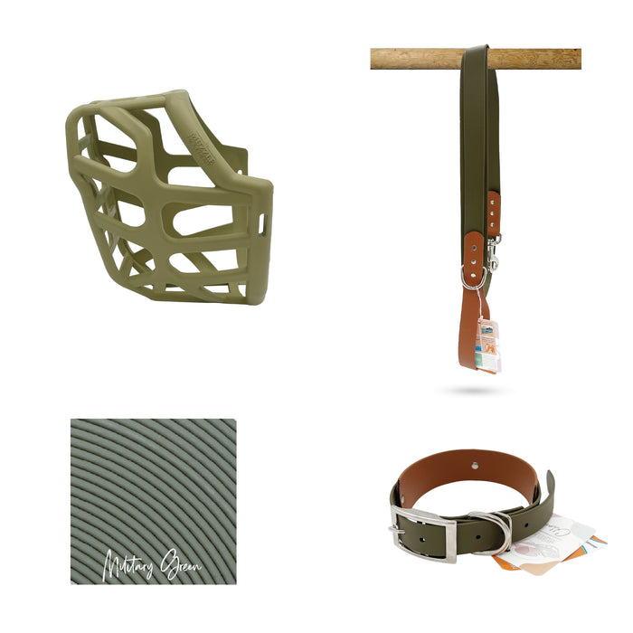 Taz Muzzle Collar and Lead set