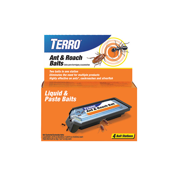 TERRO ANT & ROACH LIQUID & PASTE BAITS 4 PACK