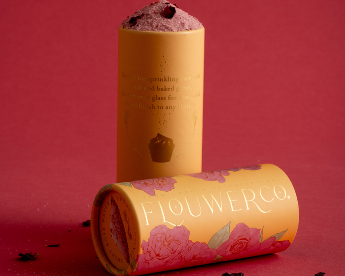 Flouwer Co. Sweet Rose Water Finishing Sugar