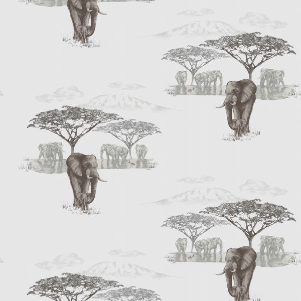 The Waterhole Cream Wallcovering