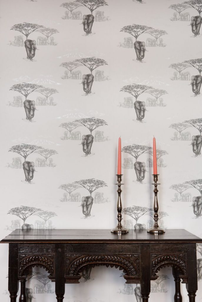 The Waterhole JTWH02  Grey Wallcovering
