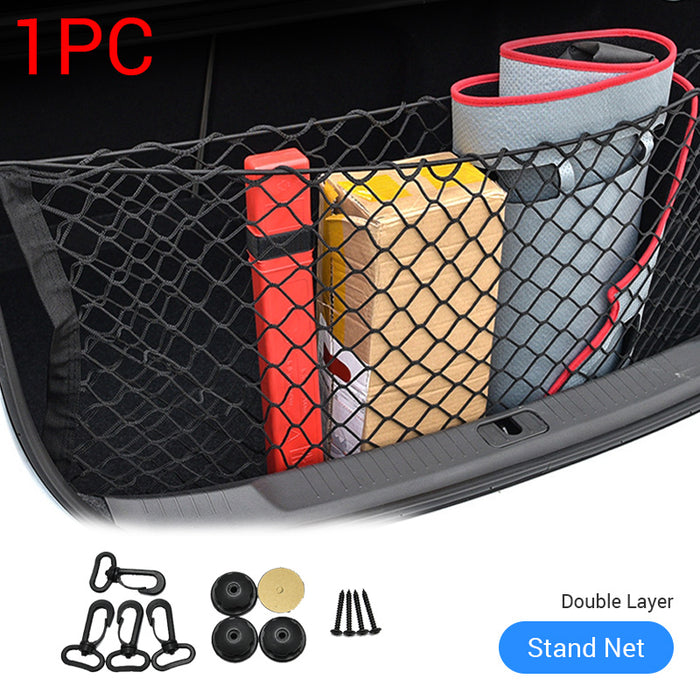 Three-column Luggage Net