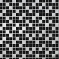 Tiles Black Silver Wallcovering
