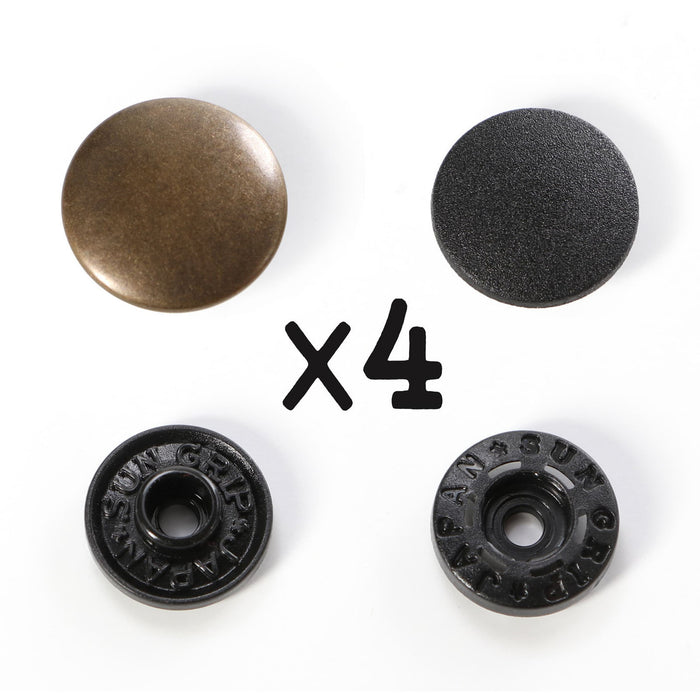 Tool-Free Snaps- Antique Brass