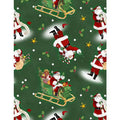 Tossed Santas Green- The Jolly North