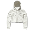 TRAINERS CLUB: CROPPED ZIP - WHITE (WOMEN)