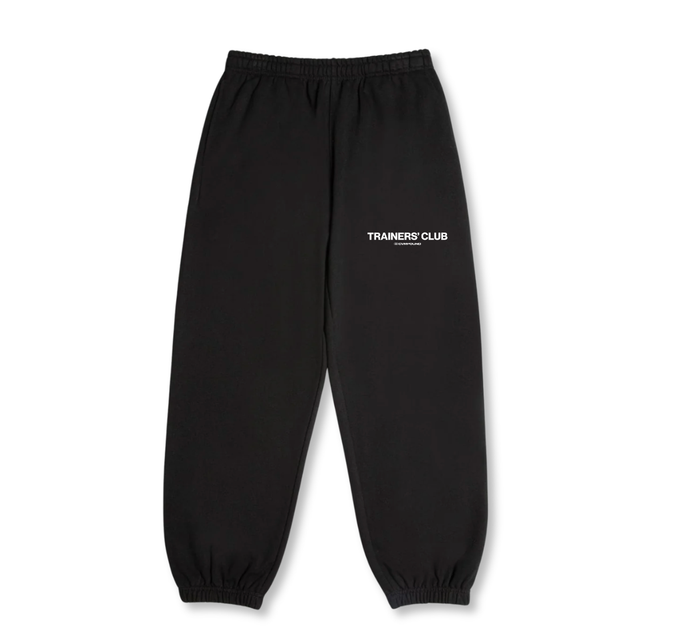 TRAINERS CLUB: CUFFED SWEATPANTS - BLACK