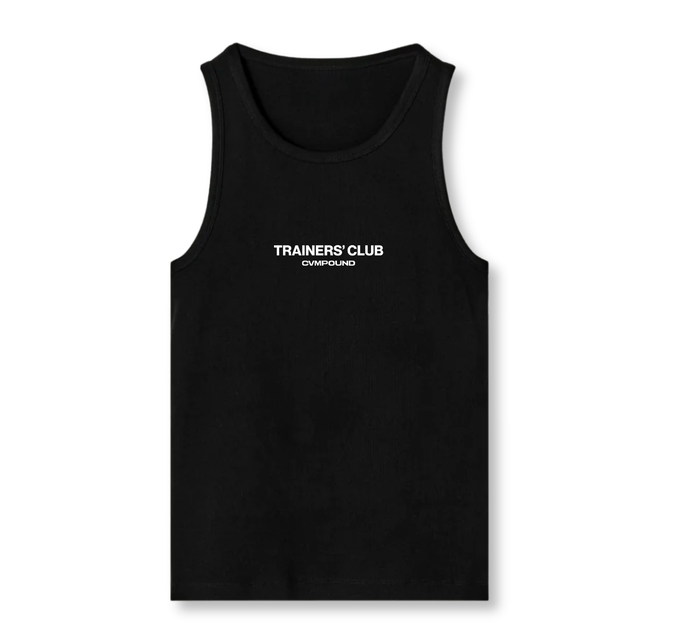 TRAINERS CLUB: TANK - BLACK (MEN)