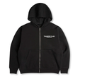 TRAINERS CLUB: ZIP UP - BLACK