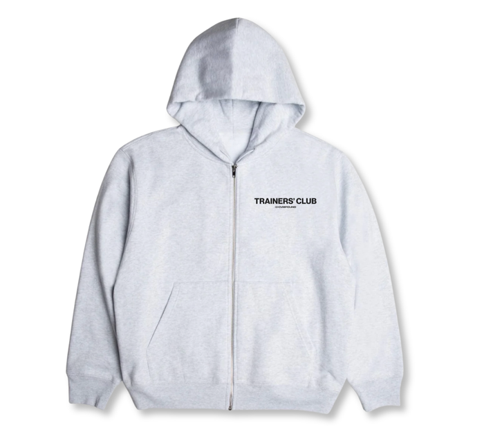 TRAINERS CLUB: ZIP UP - GREY
