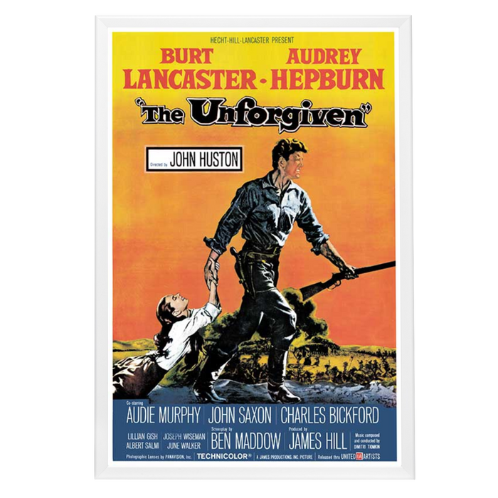 "Unforgiven" (1960) Framed Movie Poster
