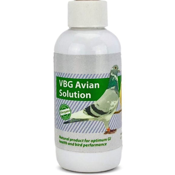 VBG Avian Solution - Natural Product with Oregano for Bird GI Health (4oz, 32oz)