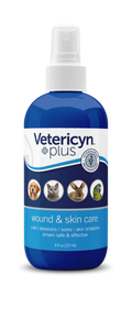 Vetericin Plus Wound & Skin Care Spray for Dogs, Cats and Small Animals (8 Oz)