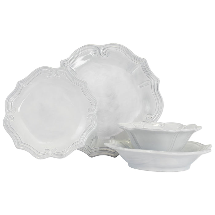 Vietri Incanto Baroque Four-Piece Place Setting Dinnerware Vietri
