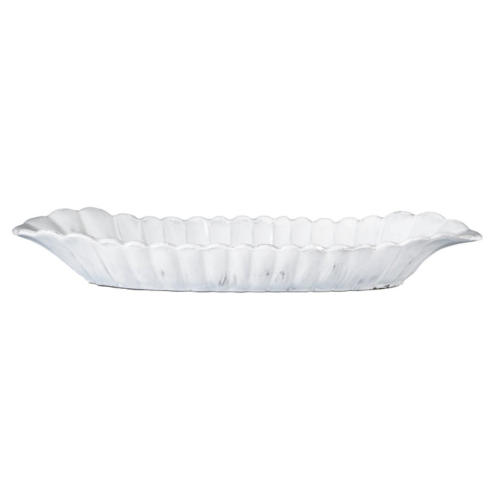 Vietri Incanto Scallop Bread Server Dinnerware Vietri