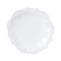 Vietri Incanto Stone White Baroque Dinner Plate Dinnerware Vietri